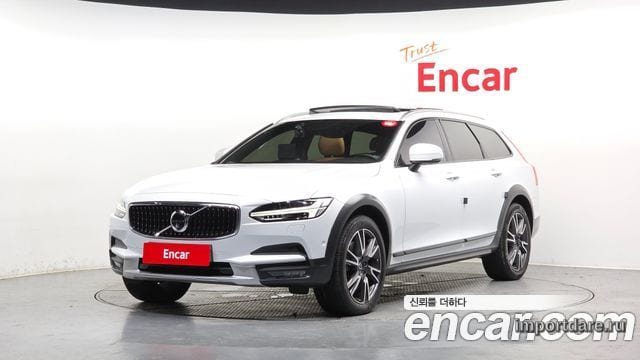VOLVO V90 CROSS COUNTRY 2017 — 146 162 км, белый, Корея — под ключ — фото 1