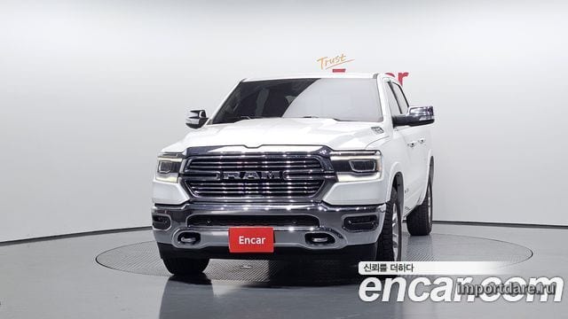 DODGE RAM PICKUP 2019 — 95 711 км, белый, Корея — под ключ — фото 3