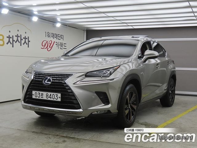 LEXUS NX300H 2018 — 118 597 км, серебристо-серый, Корея — под ключ — фото 1