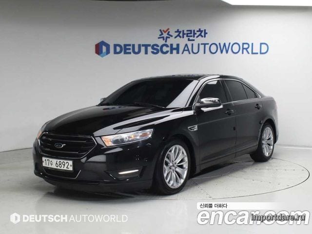 FORD TAURUS 2014 — 93 933 км, чёрный, Корея — под ключ — фото 1