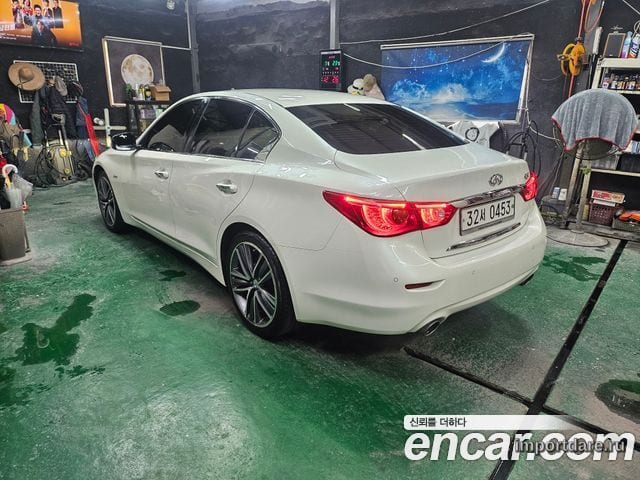 INFINITI Q50 2016 — 99 000 км, белый, Корея — под ключ — фото 5