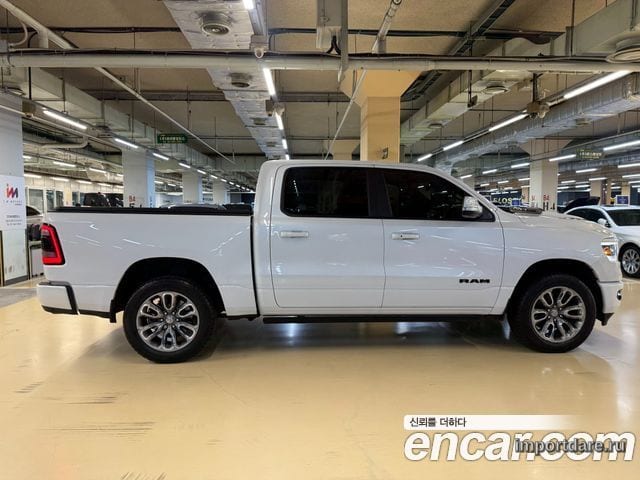 DODGE RAM PICKUP 2019 — 79 000 км, белый, Корея — под ключ — фото 4