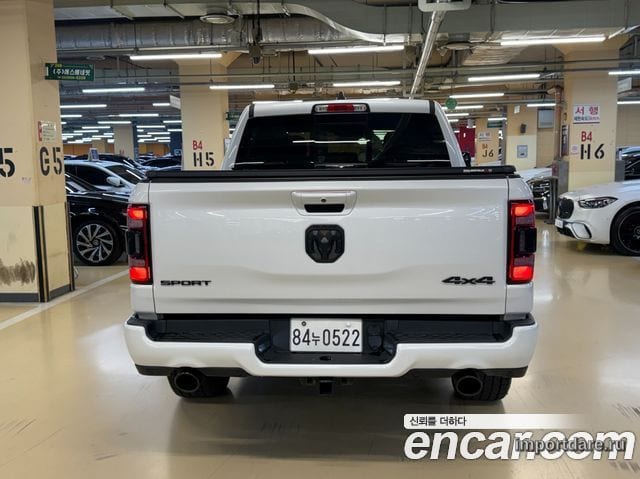 DODGE RAM PICKUP 2019 — 79 000 км, белый, Корея — под ключ — фото 6