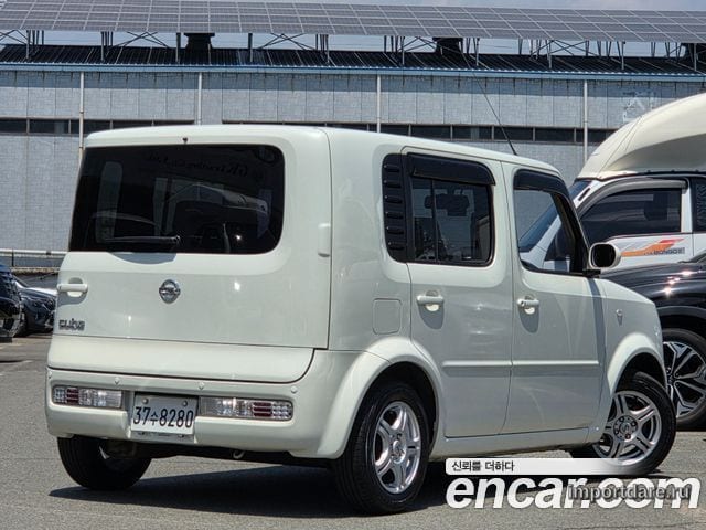 NISSAN CUBE 2008 — 192 307 км, белый, Корея — под ключ — фото 4