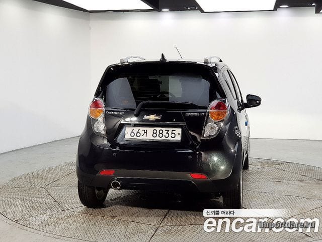 CHEVROLET SPARK 2012 — 142 000 км, чёрный, Корея — под ключ — фото 3
