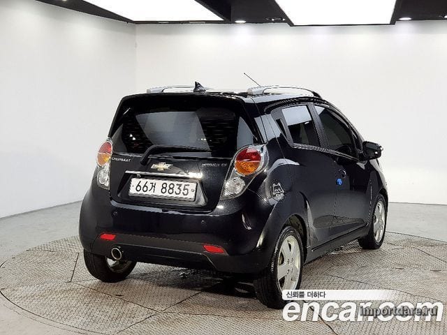 CHEVROLET SPARK 2012 — 142 000 км, чёрный, Корея — под ключ — фото 4