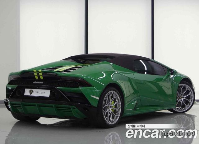 LAMBORGHINI HURACAN 2022 — 17 090 км, зелёный, Корея — под ключ — фото 3