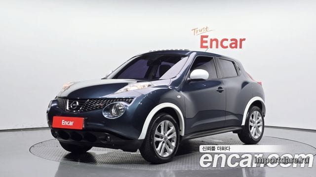 NISSAN JUKE 2014 — 84 763 км, синий, Корея — под ключ — фото 1