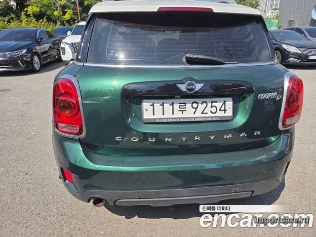 MINI COOPER D COUNTRYMAN 2018 — 100 000 км, тёмно-зелёный, Корея — под ключ — фото 4