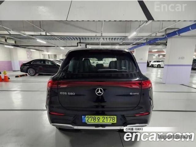 MERCEDES-BENZ EQS SUV X296 2025 — 1 350 км, чёрный, Корея — под ключ — фото 4