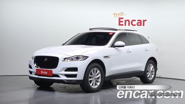 JAGUAR F-PACE 2017 — 99 981 км, белый, Корея — под ключ — фото 1