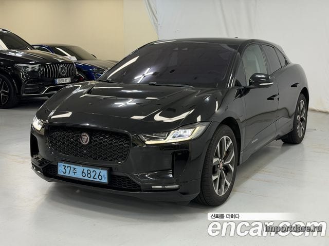 JAGUAR I-PACE 2019 — 139 700 км, чёрный, Корея — под ключ — фото 1