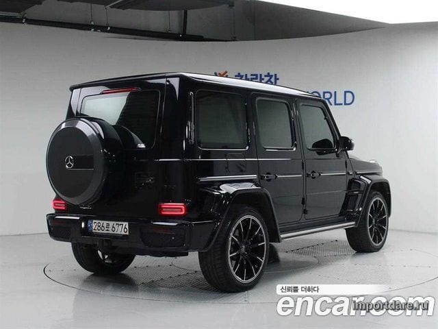 MERCEDES-BENZ G-CLASS W463B 2021 — 59 606 км, чёрный, Корея — под ключ — фото 2