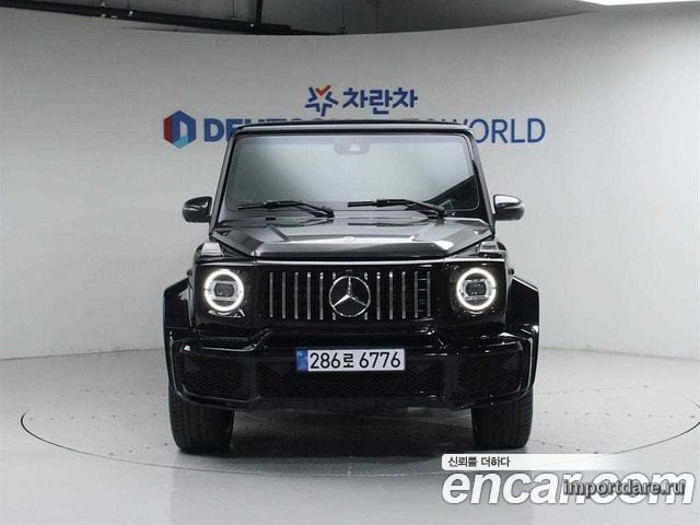 MERCEDES-BENZ G-CLASS W463B 2021 — 59 606 км, чёрный, Корея — под ключ — фото 3