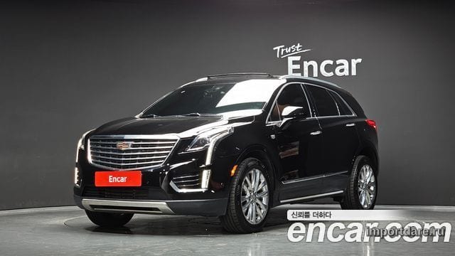 CADILLAC XT5 2018 — 106 110 км, чёрный, Корея — под ключ — фото 1