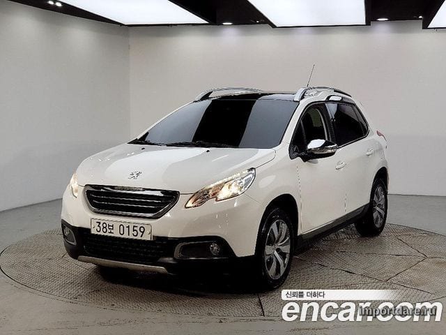 PEUGEOT 2008 2016 — 91 840 км, белый, Корея — под ключ — фото 1