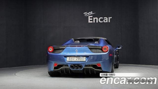 Ferrari 458 сзади