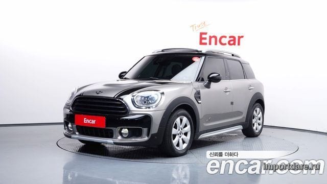 MINI COOPER D COUNTRYMAN 2018 — 96 463 км, светло-золотистый, Корея — под ключ — фото 1