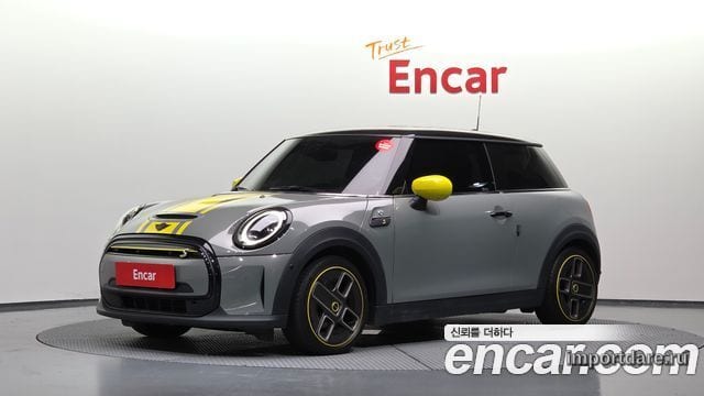 MINI COOPER ELECTRIC 2022 — 38 604 км, серебристо-серый, Корея — под ключ — фото 1