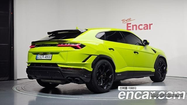 LAMBORGHINI URUS 2024 — 39 839 км, салатовый, Корея — под ключ — фото 2