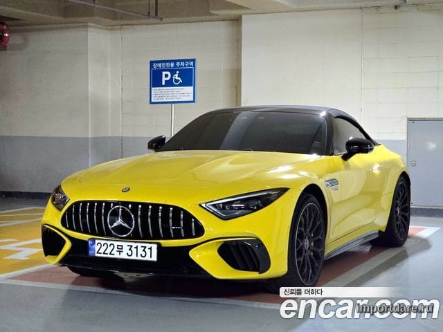 MERCEDES-BENZ SL-CLASS R232 2023 — 40 000 км, жёлтый, Корея — под ключ — фото 12