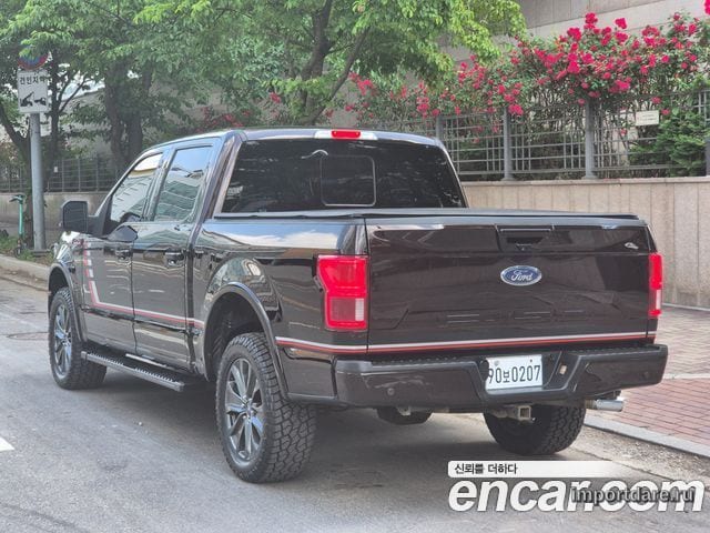 FORD F150 2018 — 184 000 км, бордовый, Корея — под ключ — фото 5