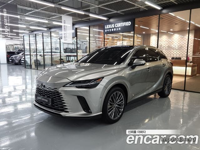 LEXUS RX350H 2025 — 7 046 км, светло-золотистый, Корея — под ключ — фото 12