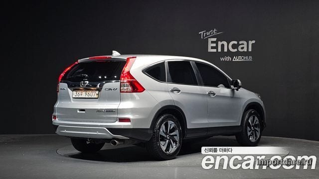 HONDA NEW CR-V 2015 — 127 969 км, серебристый, Корея — под ключ — фото 1