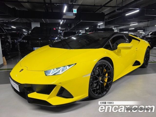 LAMBORGHINI HURACAN 2020 — 17 020 км, жёлтый, Корея — под ключ — фото 1