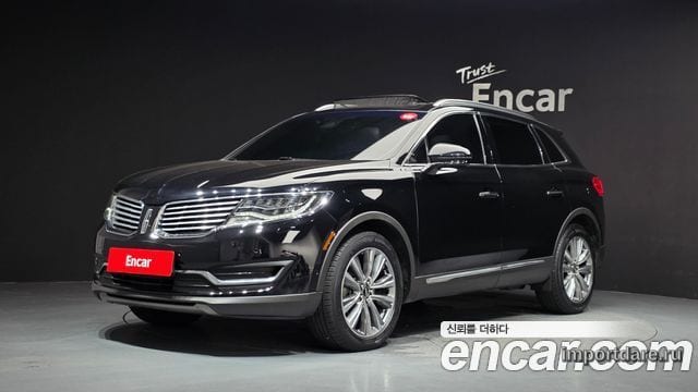 LINCOLN MKX 2017 — 113 269 км, чёрный, Корея — под ключ — фото 1