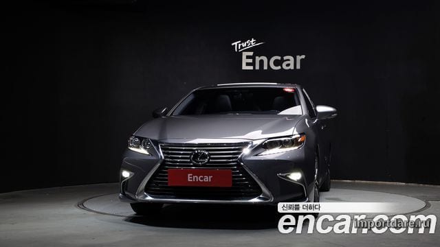 LEXUS ES350 2017 — 48 564 км, серебристо-серый, Корея — под ключ — фото 3