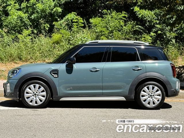 MINI COOPER D COUNTRYMAN 2022 — 65 000 км, голубой, Корея — под ключ — фото 2