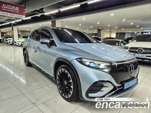 MERCEDES-BENZ EQS SUV X296 2023 — 67 418 км, серебристый, Корея — под ключ — фото 3