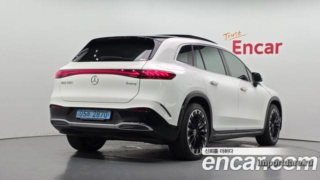 MERCEDES-BENZ EQS SUV X296 2023 — 60 890 км, белый, Корея — под ключ — фото 2