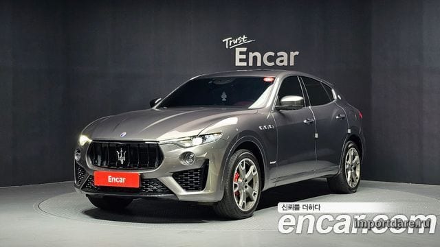 MASERATI LEVANTE 2019 — 96 699 км, серый, Корея — под ключ — фото 1
