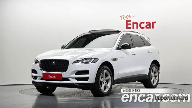 JAGUAR F-PACE 2019 — 82 094 км, белый, Корея — под ключ — фото 1