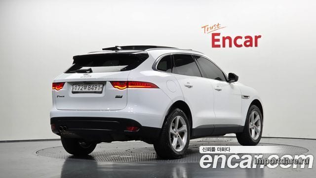 JAGUAR F-PACE 2019 — 82 094 км, белый, Корея — под ключ — фото 2