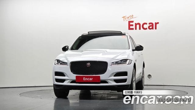 JAGUAR F-PACE 2019 — 82 094 км, белый, Корея — под ключ — фото 3