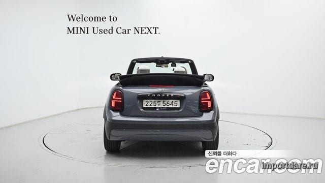 MINI COOPER S CONVERTIBLE 2025 — 7 086 км, серый, Корея — под ключ — фото 4