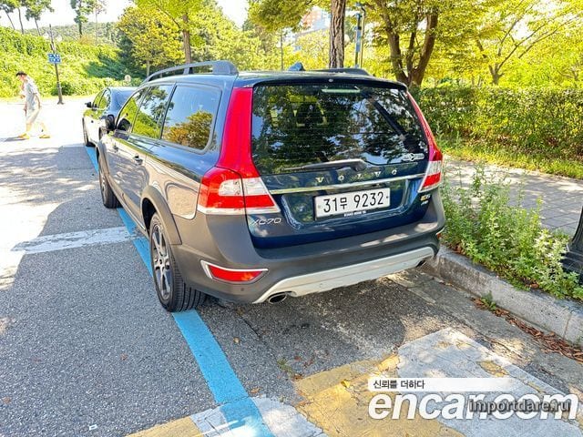 VOLVO XC70 2014 — 152 272 км, синий, Корея — под ключ — фото 2