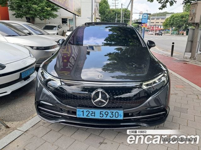 MERCEDES-BENZ EQS V297 2022 — 125 253 км, серебристо-серый, Корея — под ключ — фото 2
