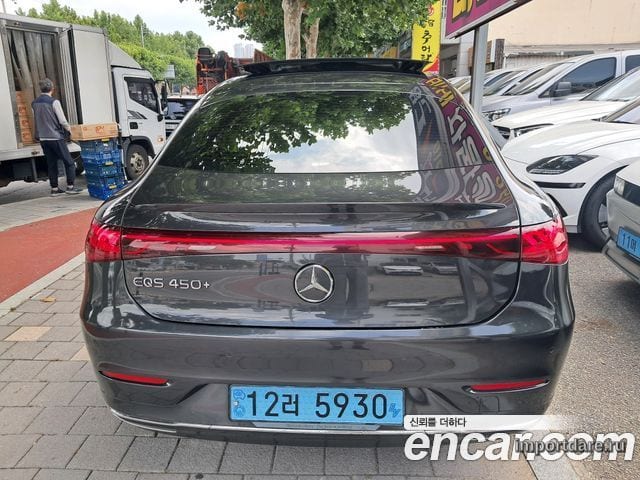 MERCEDES-BENZ EQS V297 2022 — 125 253 км, серебристо-серый, Корея — под ключ — фото 3