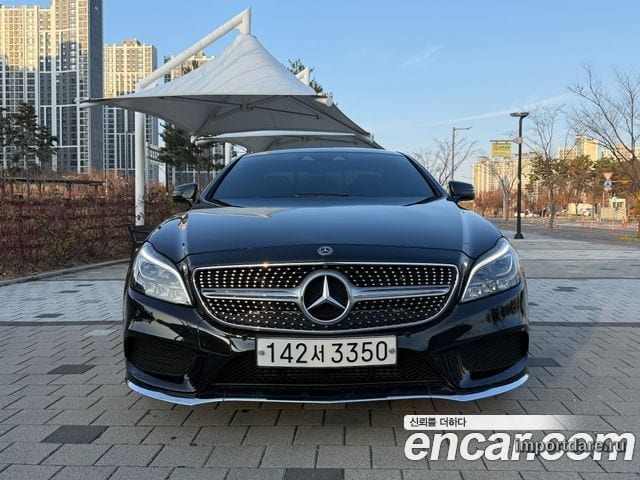 MERCEDES-BENZ CLS-CLASS W218 2017 — 98 000 км, чёрный, Корея — под ключ — фото 3