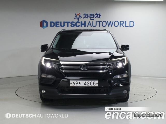 HONDA PILOT 2016 — 104 656 км, Корея — под ключ — фото 3