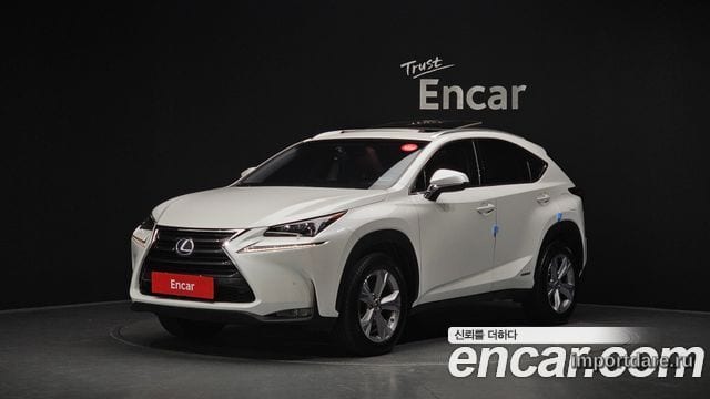 LEXUS NX300H 2016 — 85 553 км, белый, Корея — под ключ — фото 1