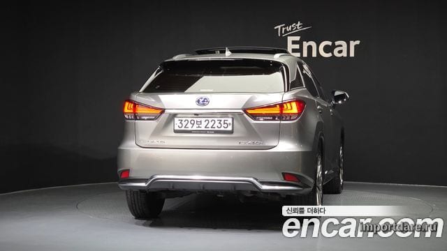 LEXUS RX450H 2021 — 32 881 км, светло-золотистый, Корея — под ключ — фото 4