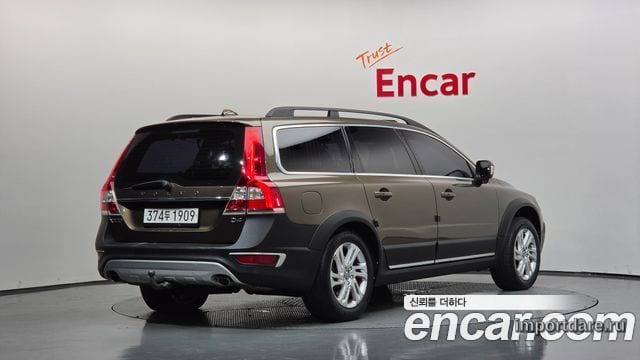 VOLVO XC70 2016 — 152 311 км, коричневый, Корея — под ключ — фото 2