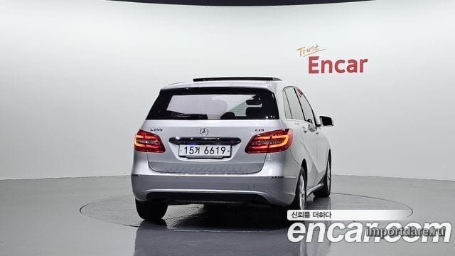 MERCEDES-BENZ B-CLASS W246 2015 — 27 537 км, серебристый, Корея — под ключ — фото 4