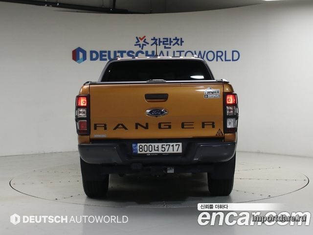 FORD RANGER 2022 — 27 991 км, оранжевый, Корея — под ключ — фото 4