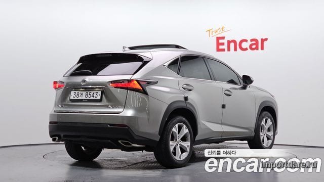 LEXUS NX200T 2017 — 84 246 км, серебристо-серый, Корея — под ключ — фото 2